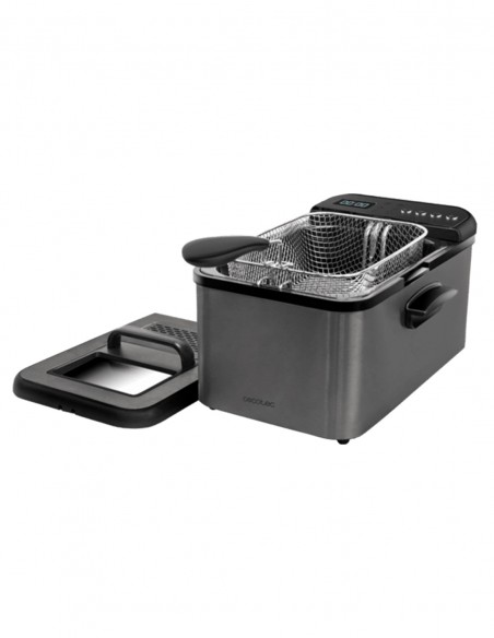 Friteuse CECOTEC Cleanfry Luxury 3000 Dark (2400 W - 3.2 L)