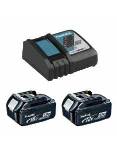 MAKITA Power Set (2 x 18V 5,0 Ah + DC18RC)
