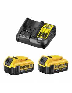 DeWALT Power Set (2 x 18V 4,0 Ah + DCB107)