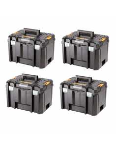 DeWALT Pack 4 Cajas de herramientas TSTAK VI